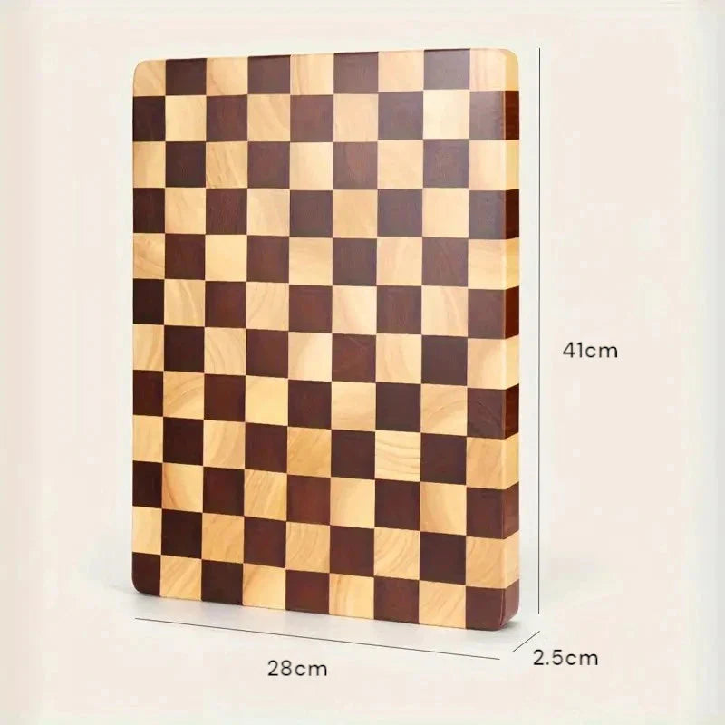Grande planche en bois Damier 41x28cm