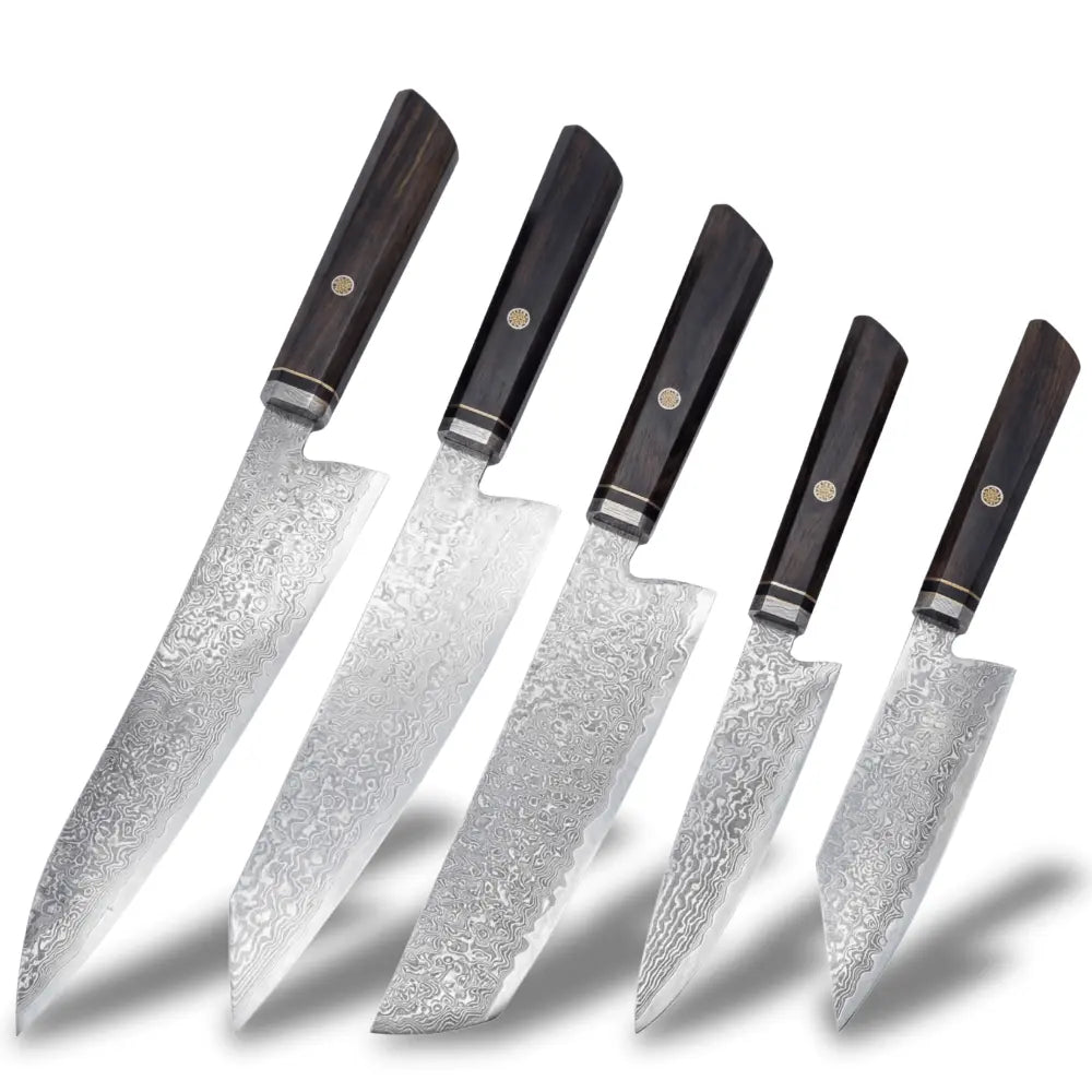 Set de 5 couteaux japonais - Collection Hagane