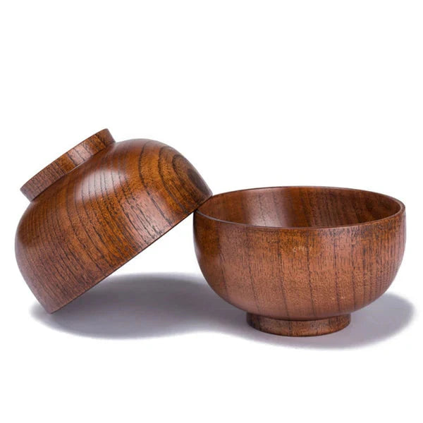 Bol japonais en bois naturel