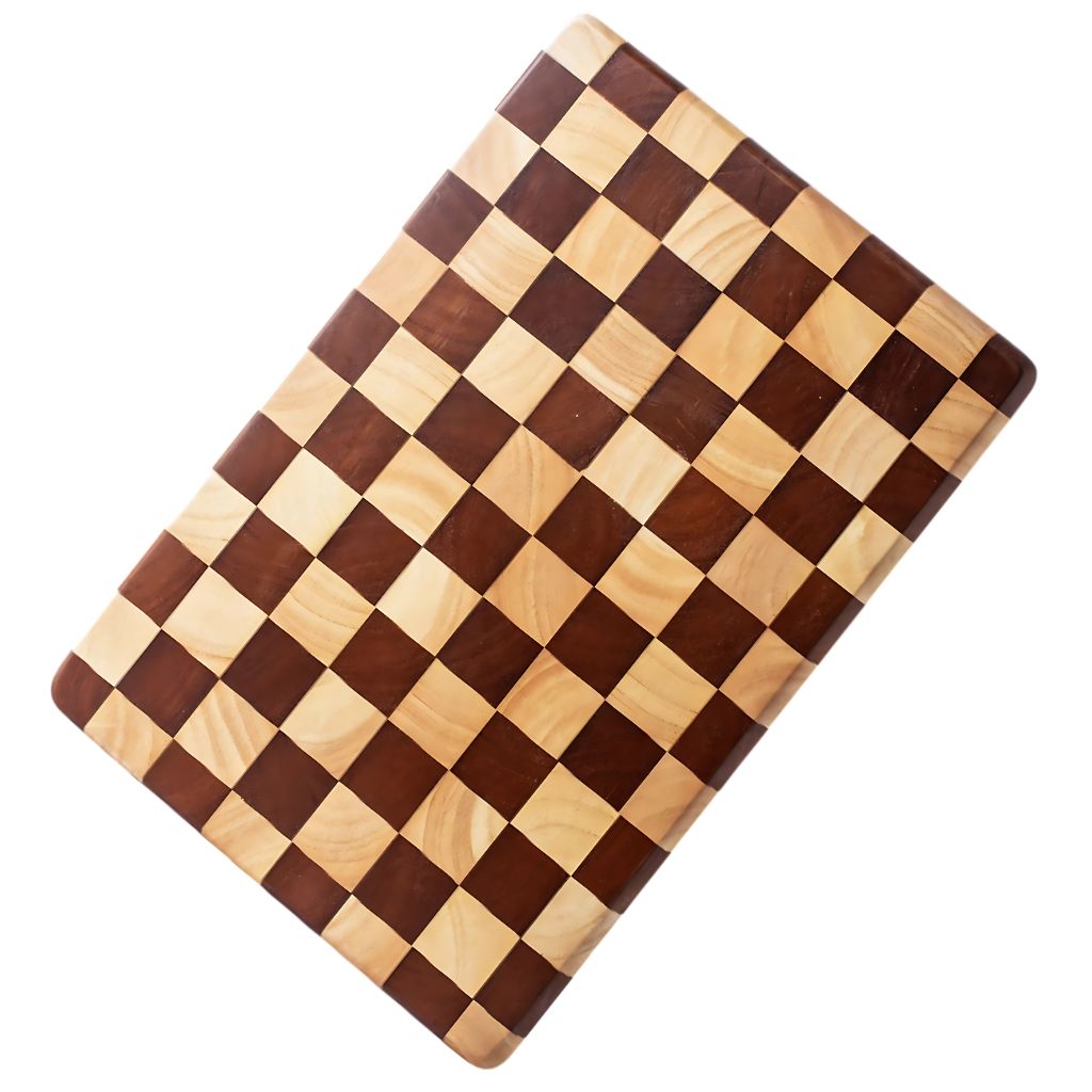 Grande planche en bois Damier 41x28cm